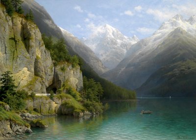 Blick auf den Vierwaldstättersee von Joseph Jansen